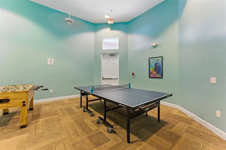 Bella Vida community game room.