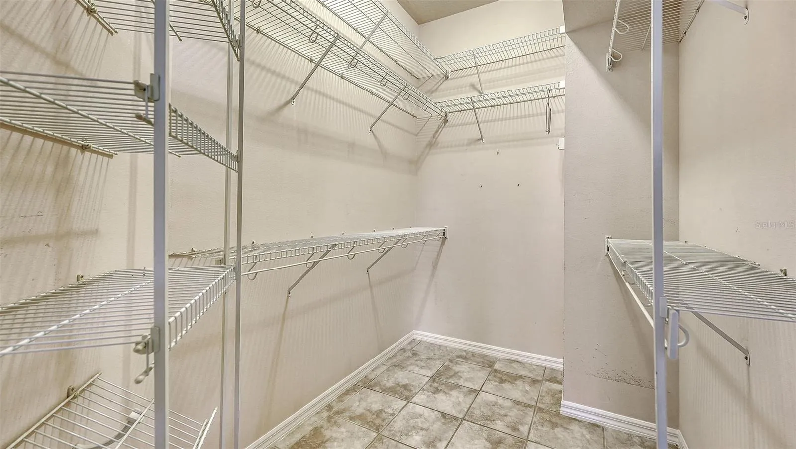 Primary walk in closet