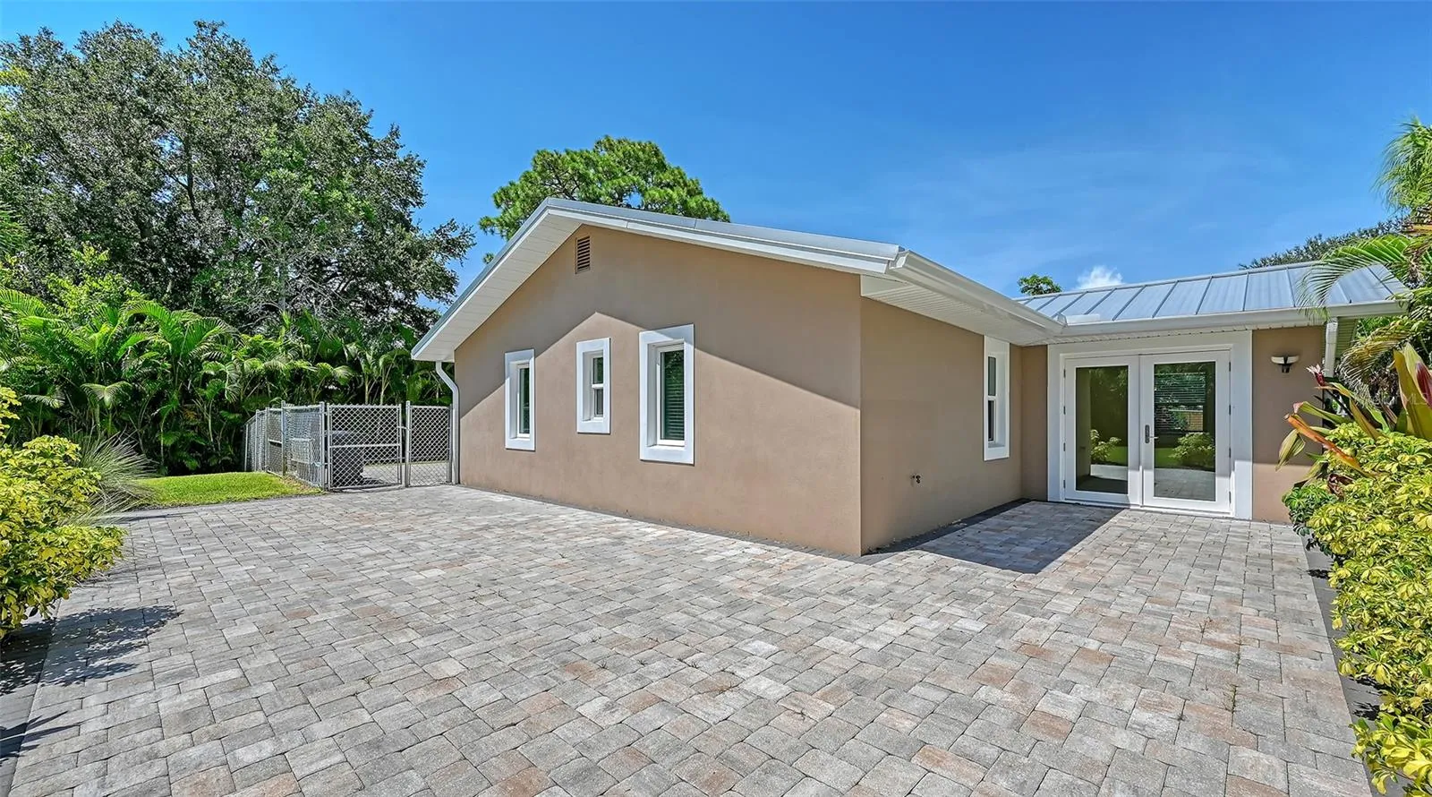 Paved rear of Home
