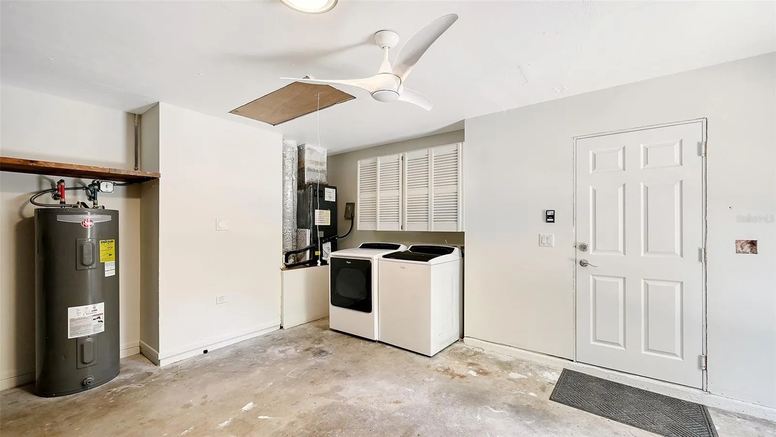 Laundry in Garage