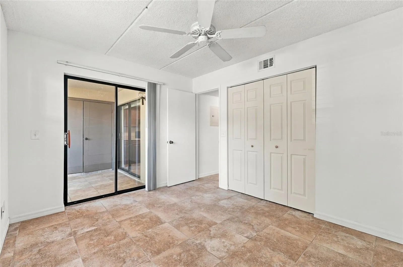 2nd Bedroom with Sliders to Front Patio