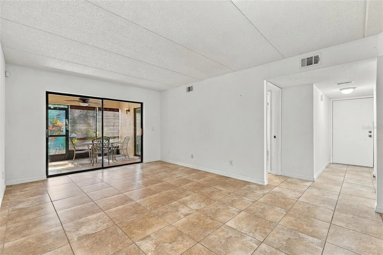 Living Room and Hallway