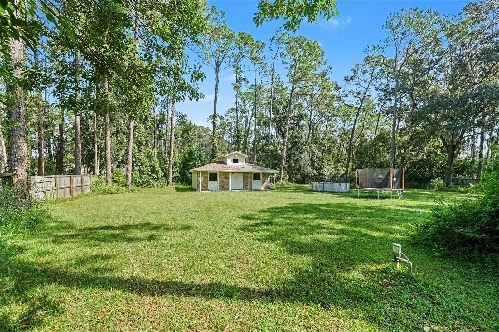 HUGE backyard for all of your toys!
