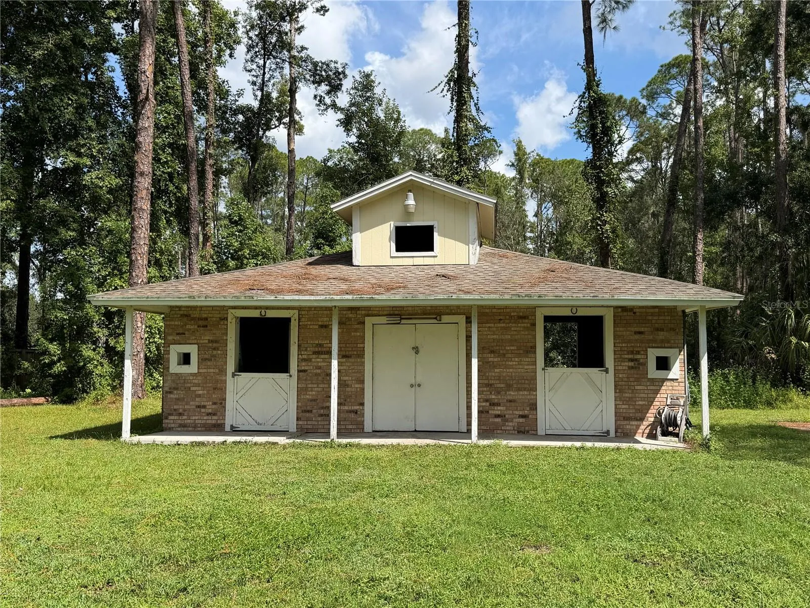 Two stall horse barn plus tack room