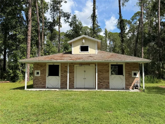 Two stall horse barn plus tack room