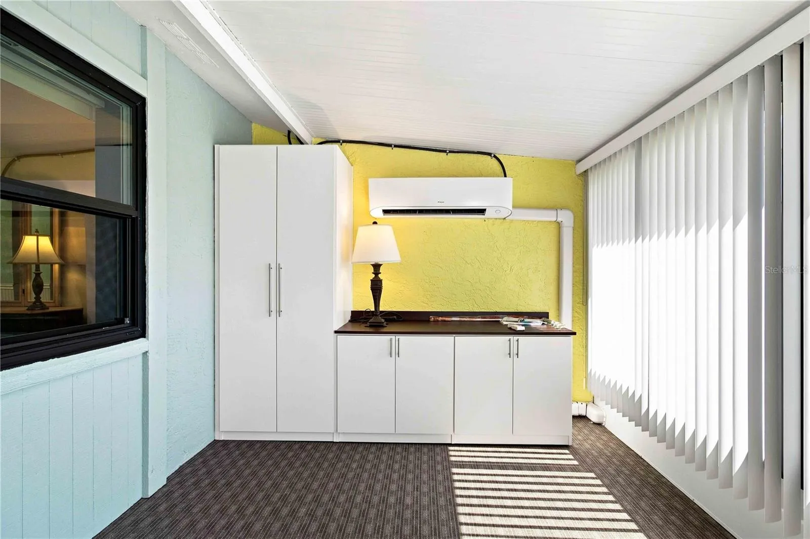 MINI SPLIT AC WITH STORAGE AND ELECTRICAL HOOKUPS