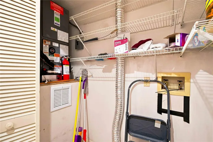 WASHER AND DRYER HOOKUP CLOSET