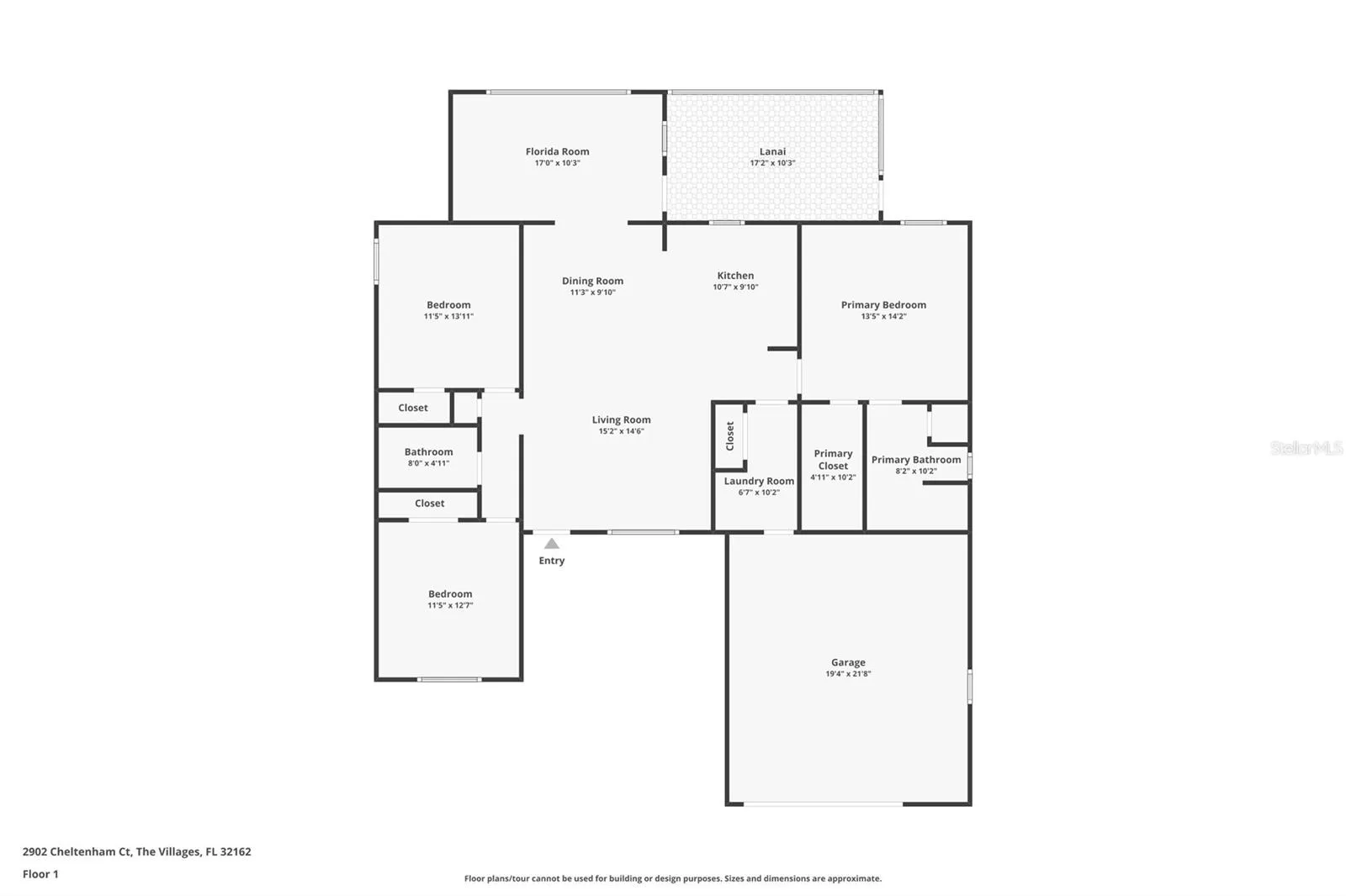 Bougainvillea Design1590 Sq. Ft. Floor Plan