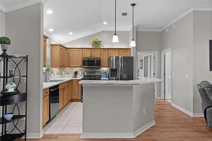 Center counter height Island