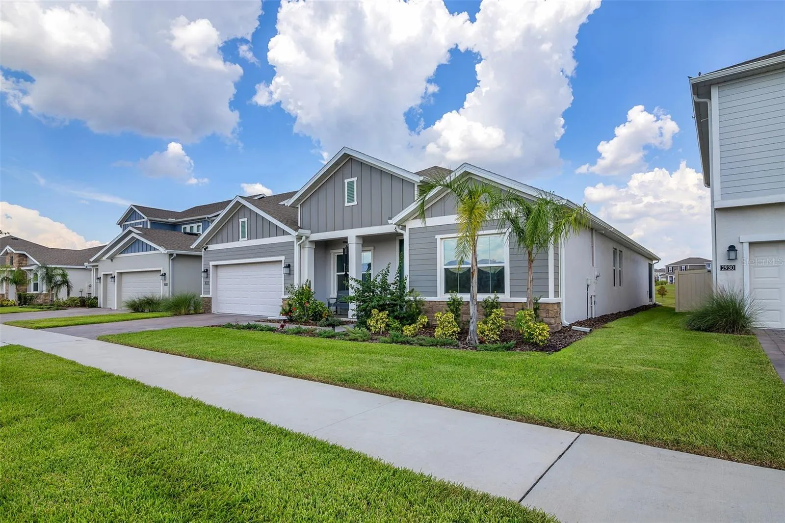 Front exterior and driveway