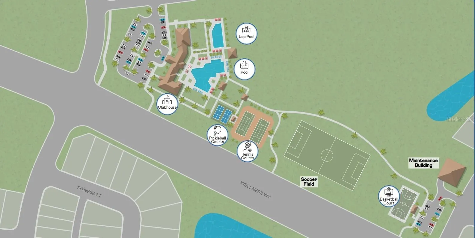 Community amenities map