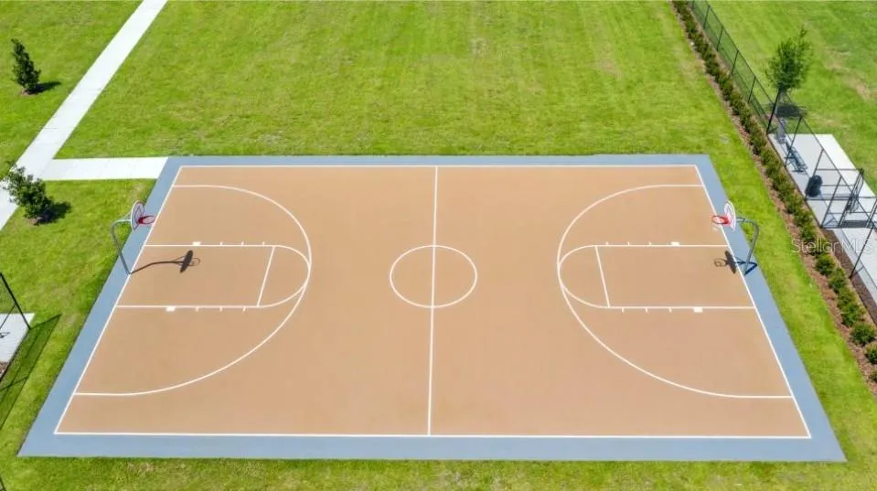 Community basketball court