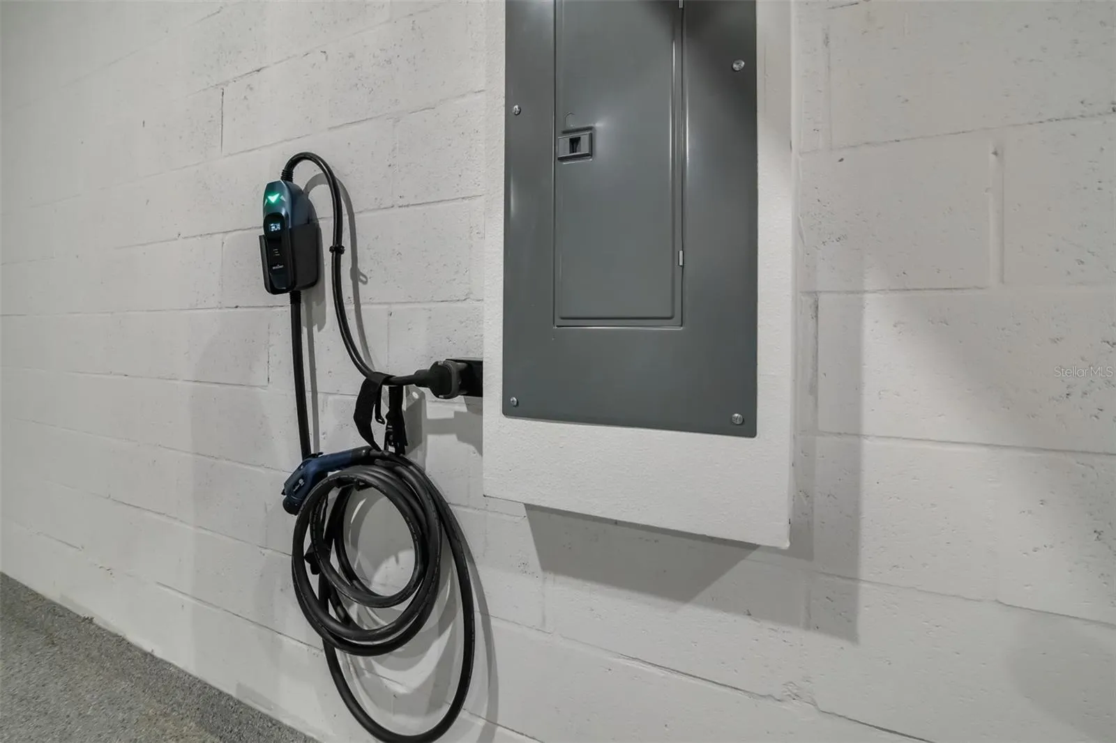 EV charging in the garage (Level 1 / Level 2)