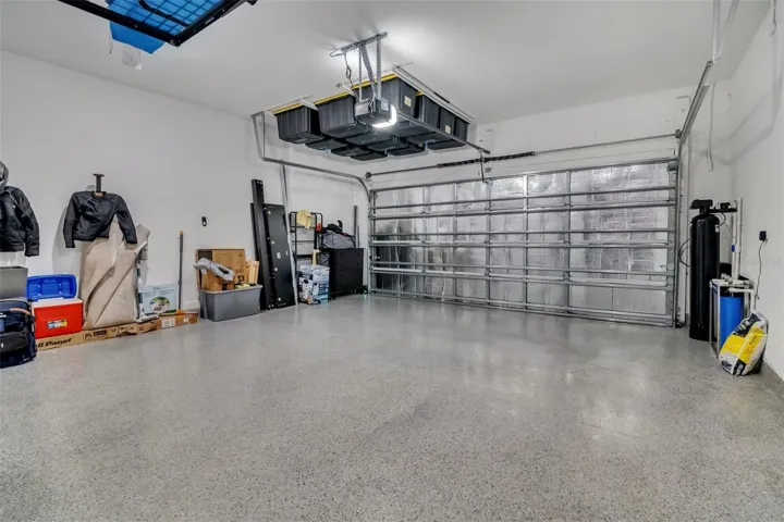 Two-car garage - extra refrigerator and freezer included