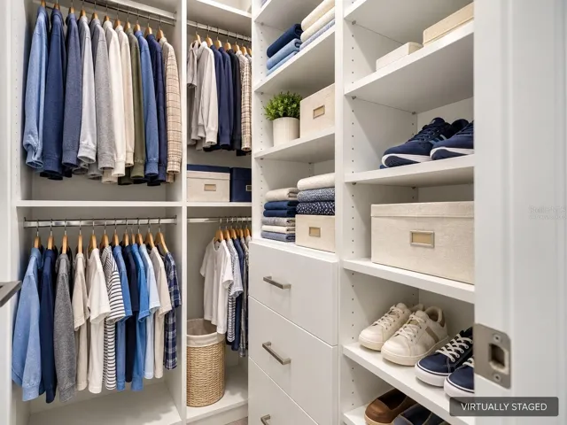 Virtually staged - personal items digitally replaced