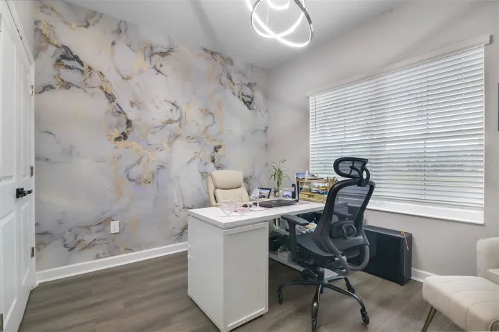 Bedroom 4, currently used as an office - desk included