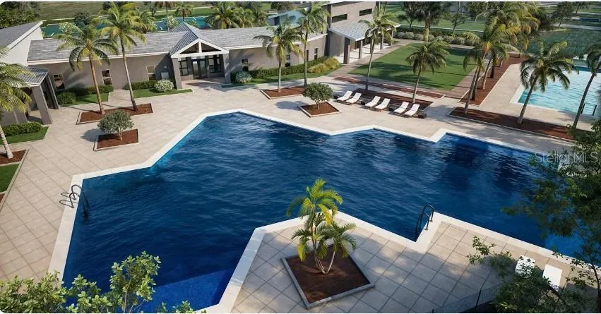 Resort-style community pool