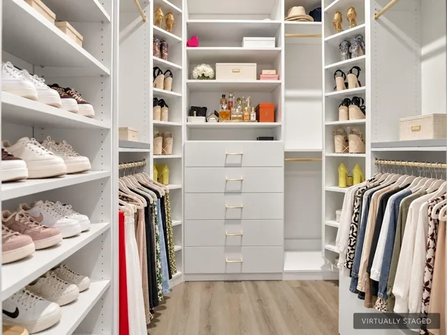 Virtually staged - personal items digitally replaced