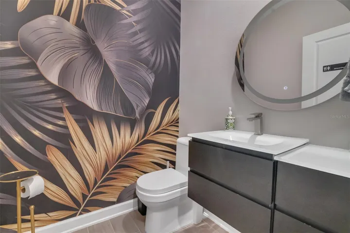 Renovated half bath