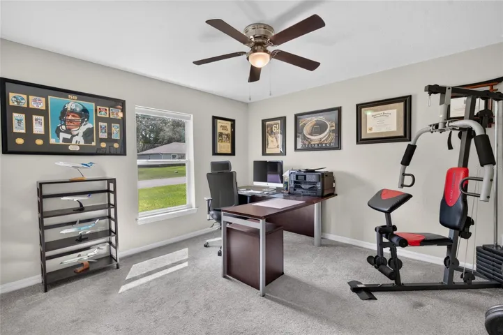 3rd Bedroom serves as Office