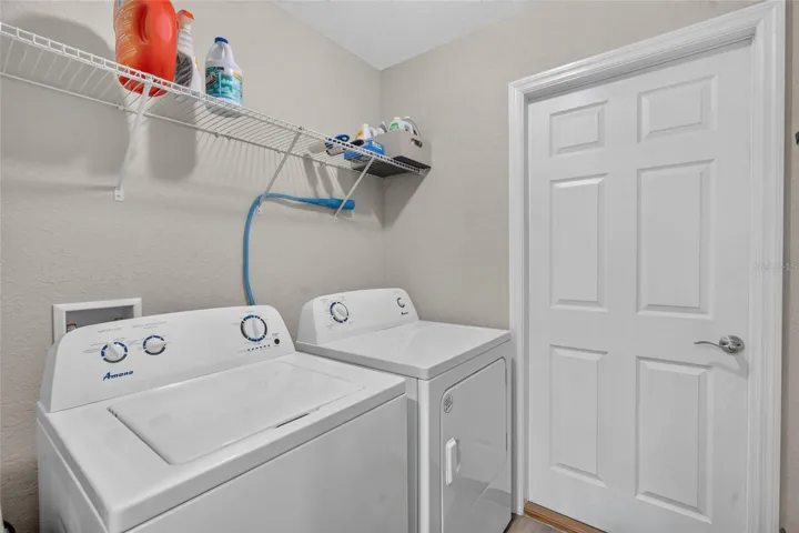 Dedicated Laundry Room w/ Washer &amp; Dryer