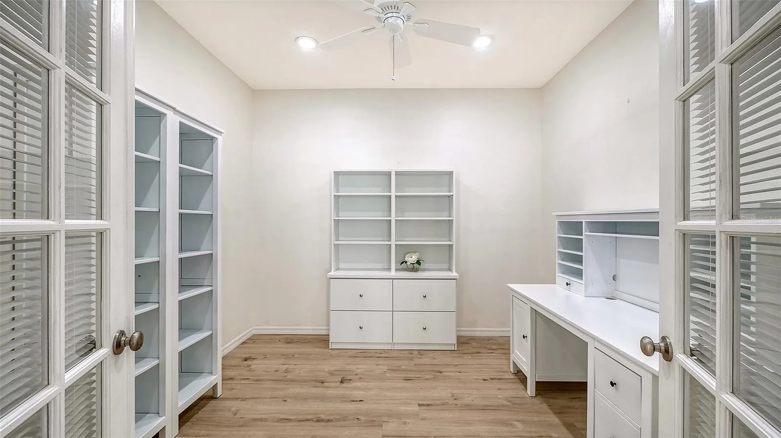 Office with French Doors
