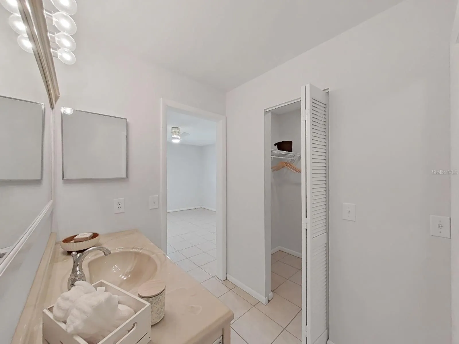 BEDROOM ENSUITE BATH- SINK AREA &amp; WALK-IN CLOSET