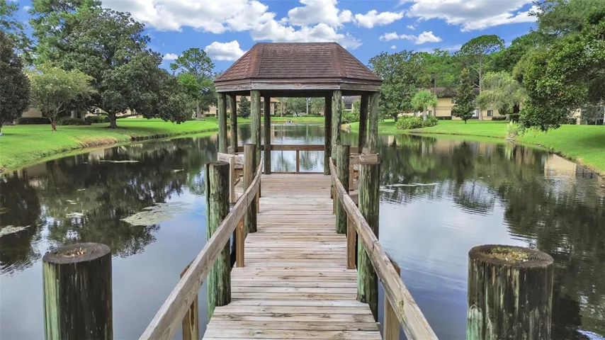 COMMUNITY DOCK ON THE POND