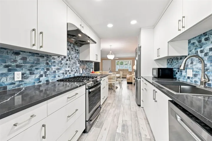 Gas stove, and your gas is included in your monthly HOA