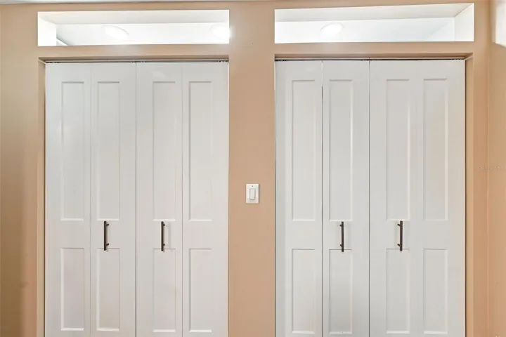 Custom double closets