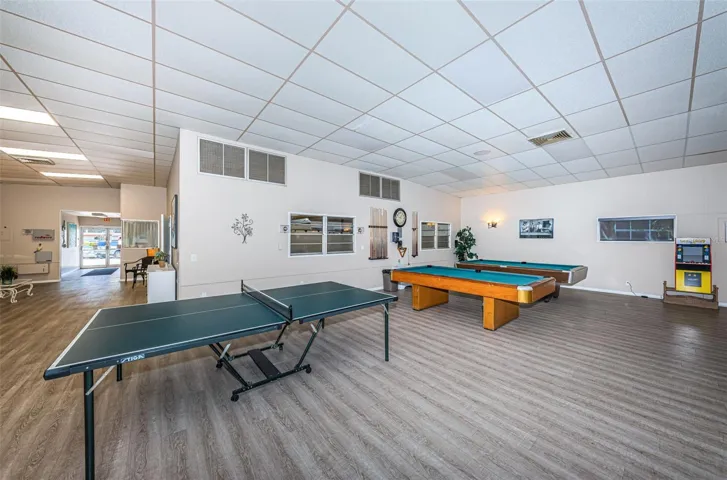 Clubhouse game room