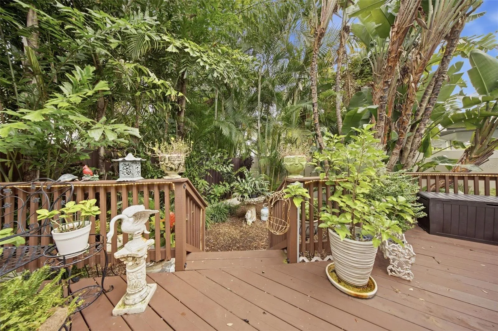 Back Deck to step down Gardens