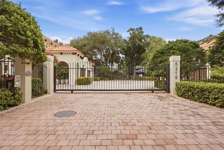 Gated Entrance to Property