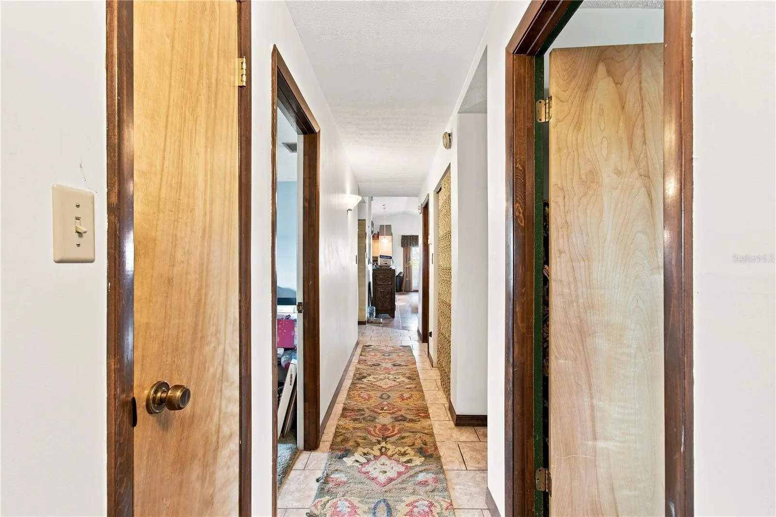 Hallway looking back to living room