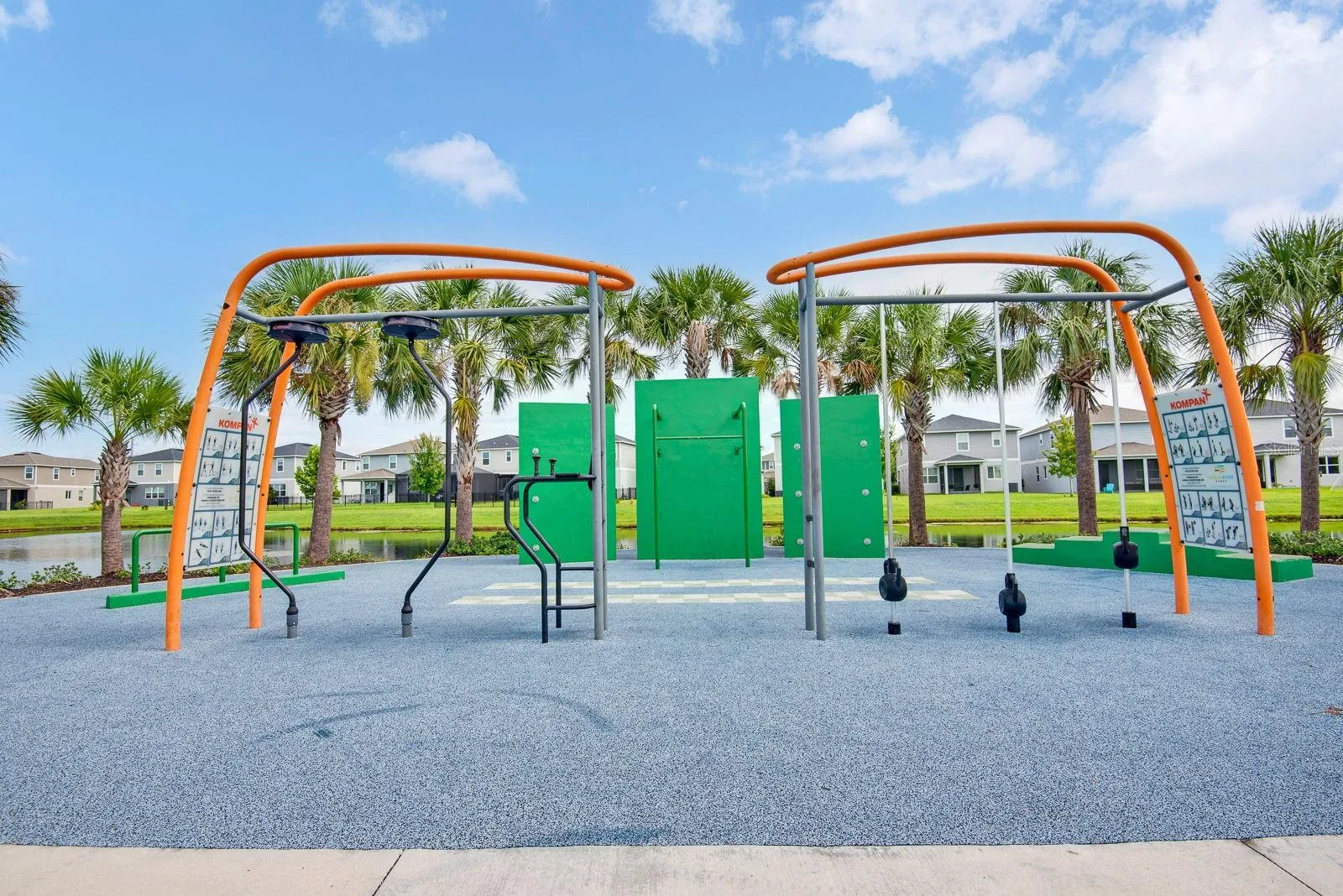 Outdoor exercise area
