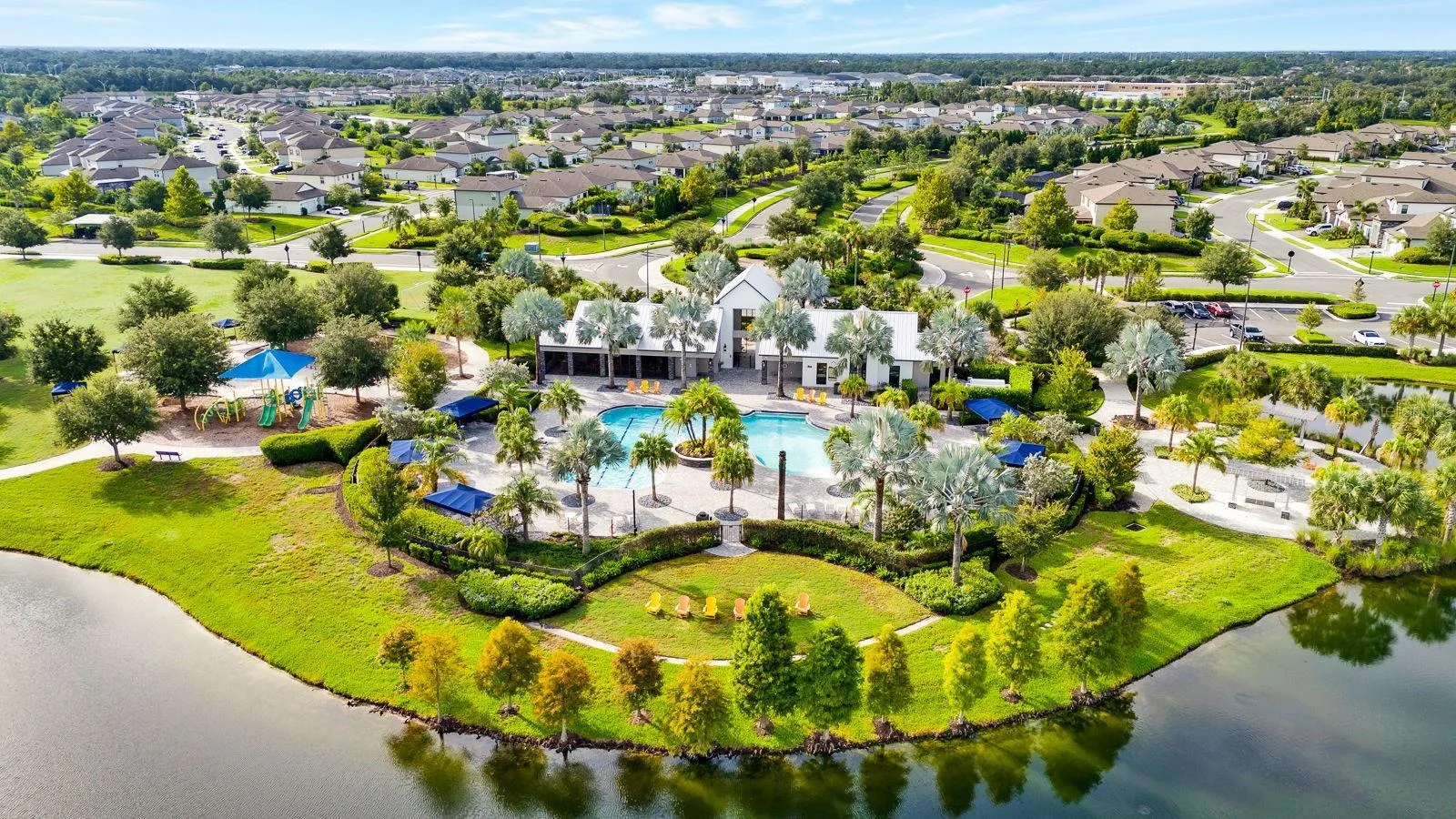 Aerial view of ammenities just beautiful!