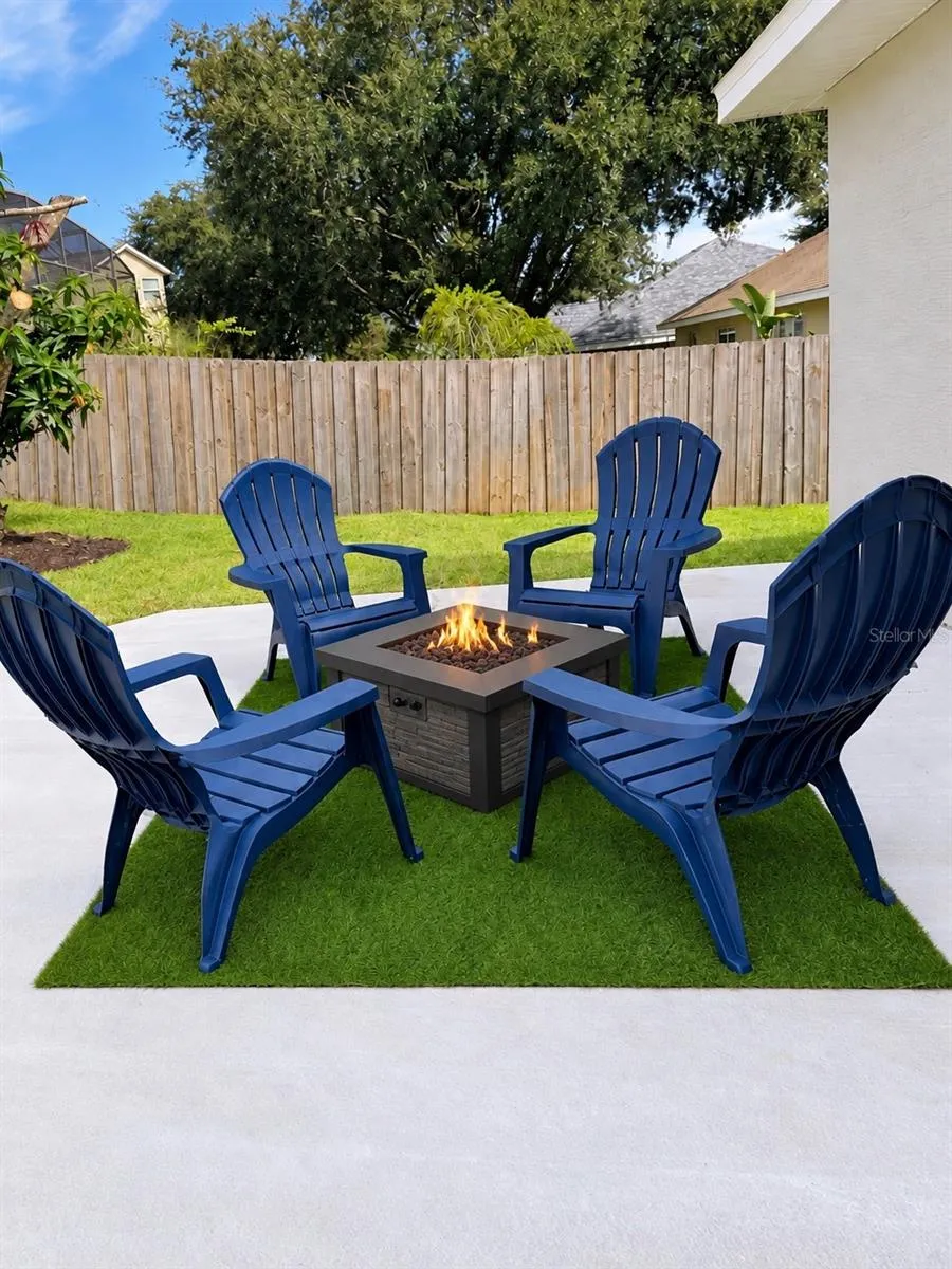 40 ft x 15 ft patio