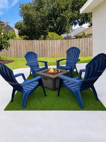 40 ft x 15 ft patio
