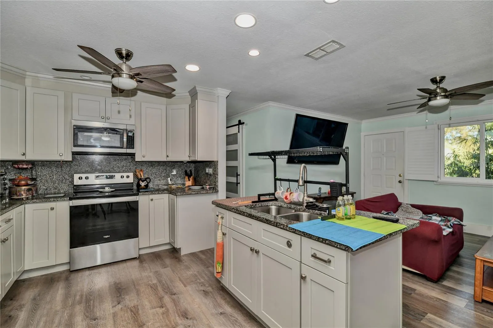 Open concept kitchen