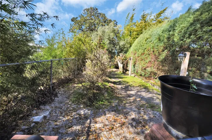 Side of the house pathway