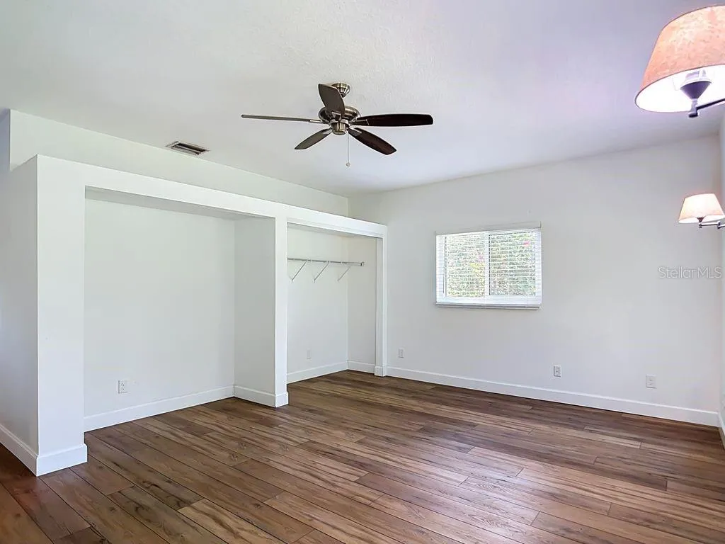 Dual Closets in Lower Primary Bedroom