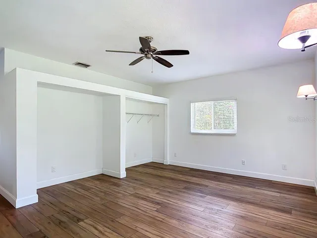 Dual Closets in Lower Primary Bedroom