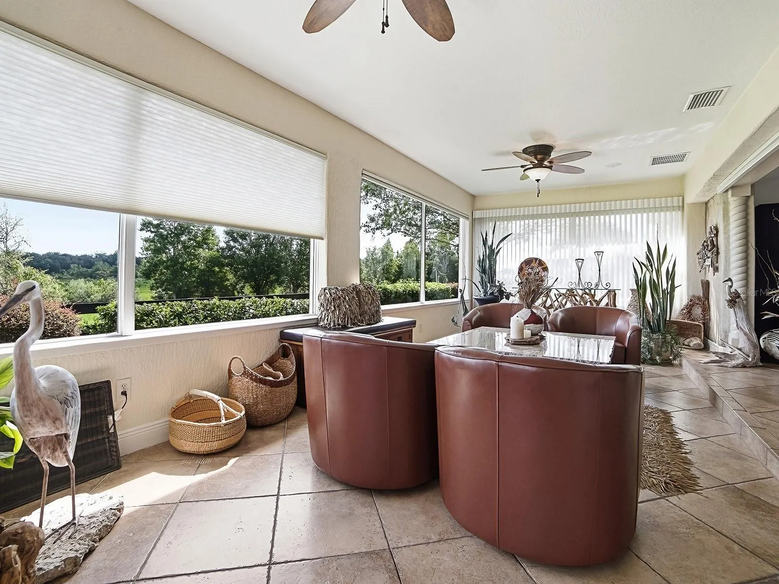 REMOTE BLINDS AND TILE FLOORING