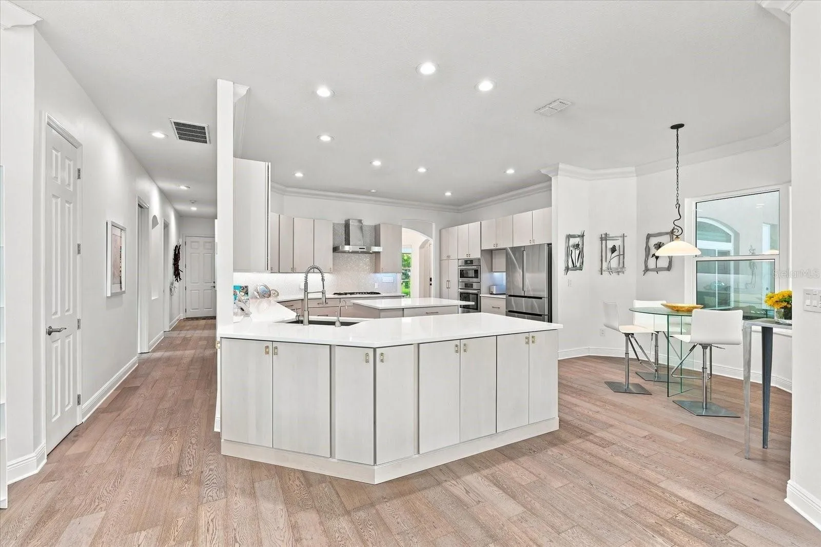 Kitchen and Hall to Secondary Bedrooms