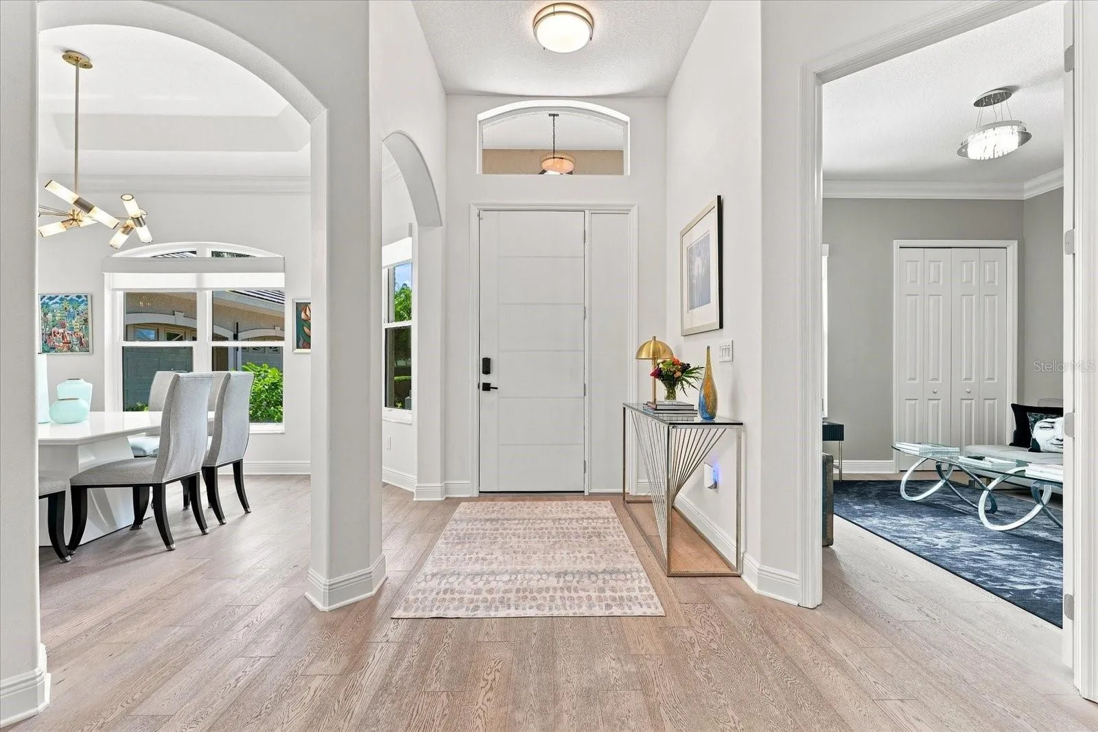 Foyer featuring New Front Door (2024)