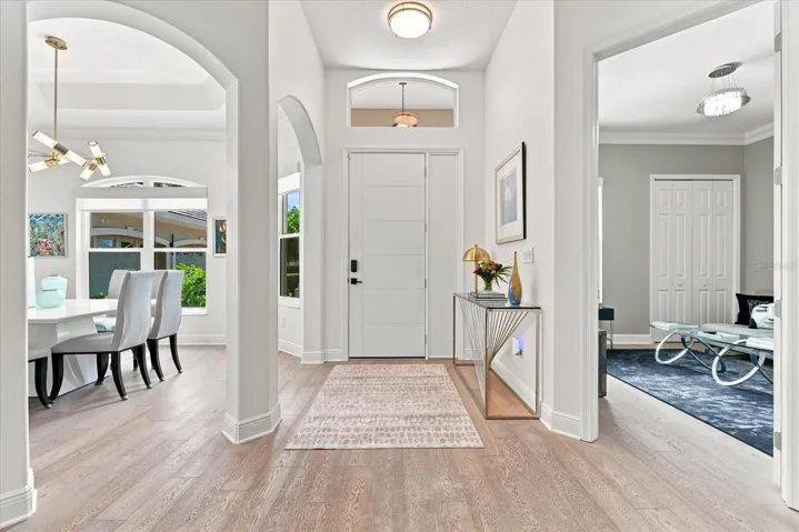 Foyer featuring New Front Door (2024)