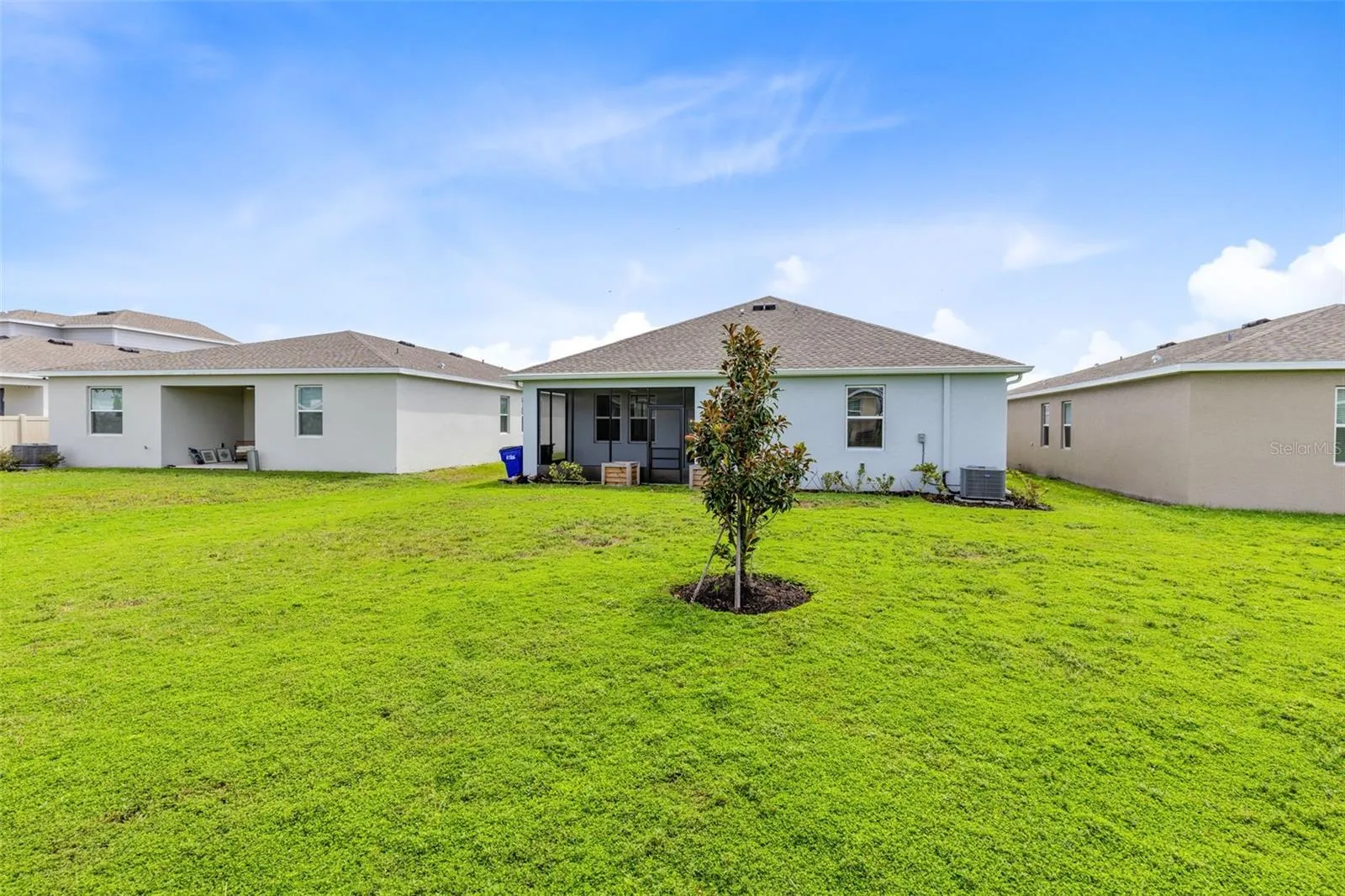 Enjoy the Florida lifestyle from the screened lanai overlooking the backyard, with plenty of room to relax, garden or create your own outdoor retreat.