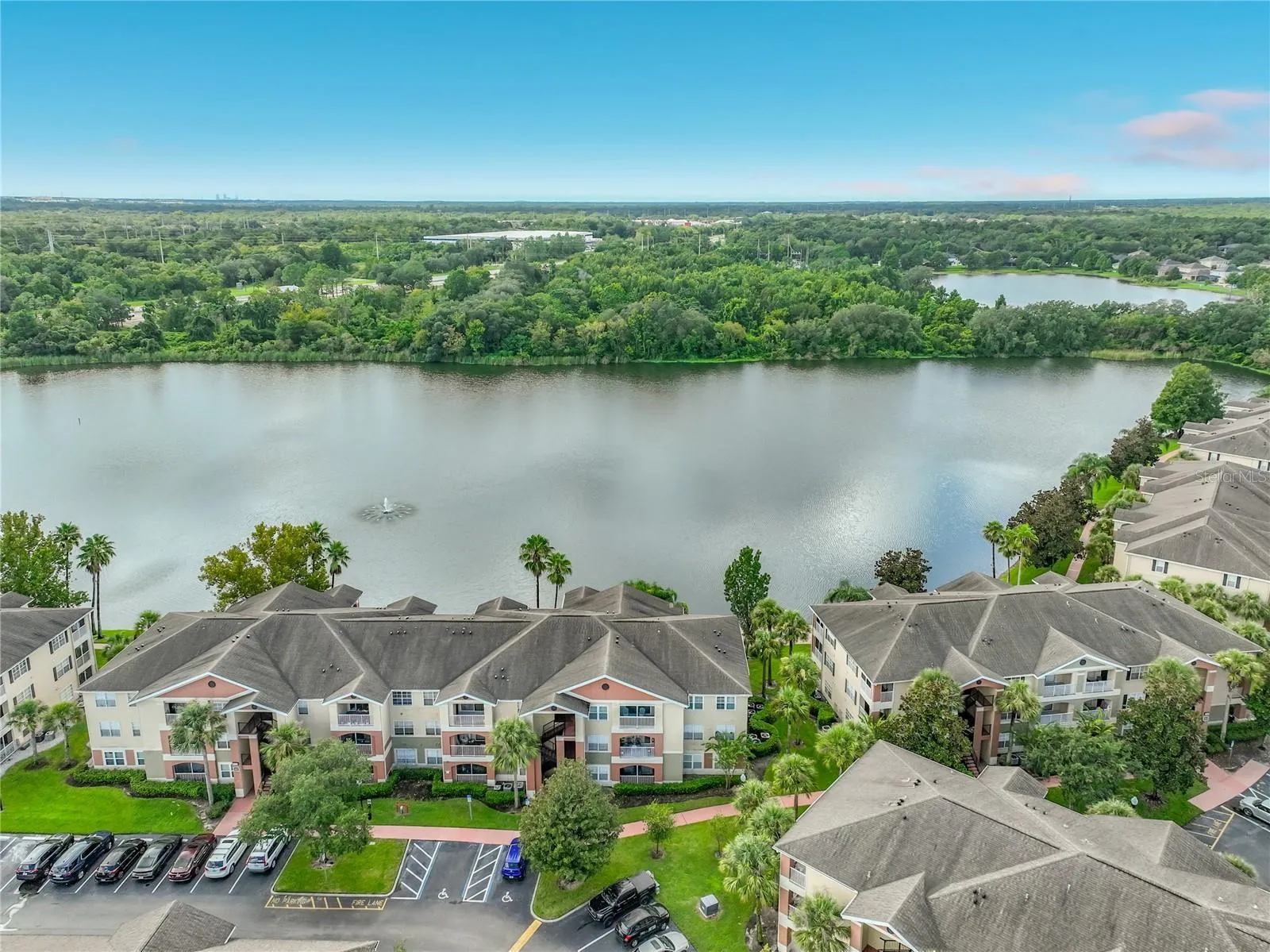 View of lake included and owned by the Association