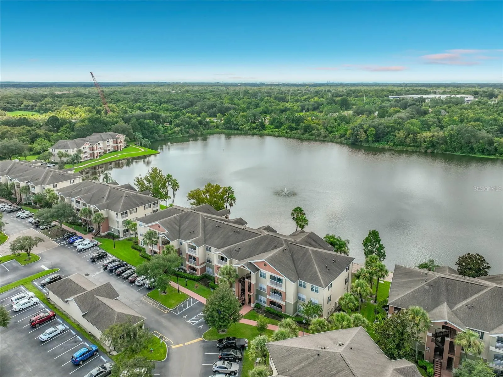 View of lake included and owned by the Association