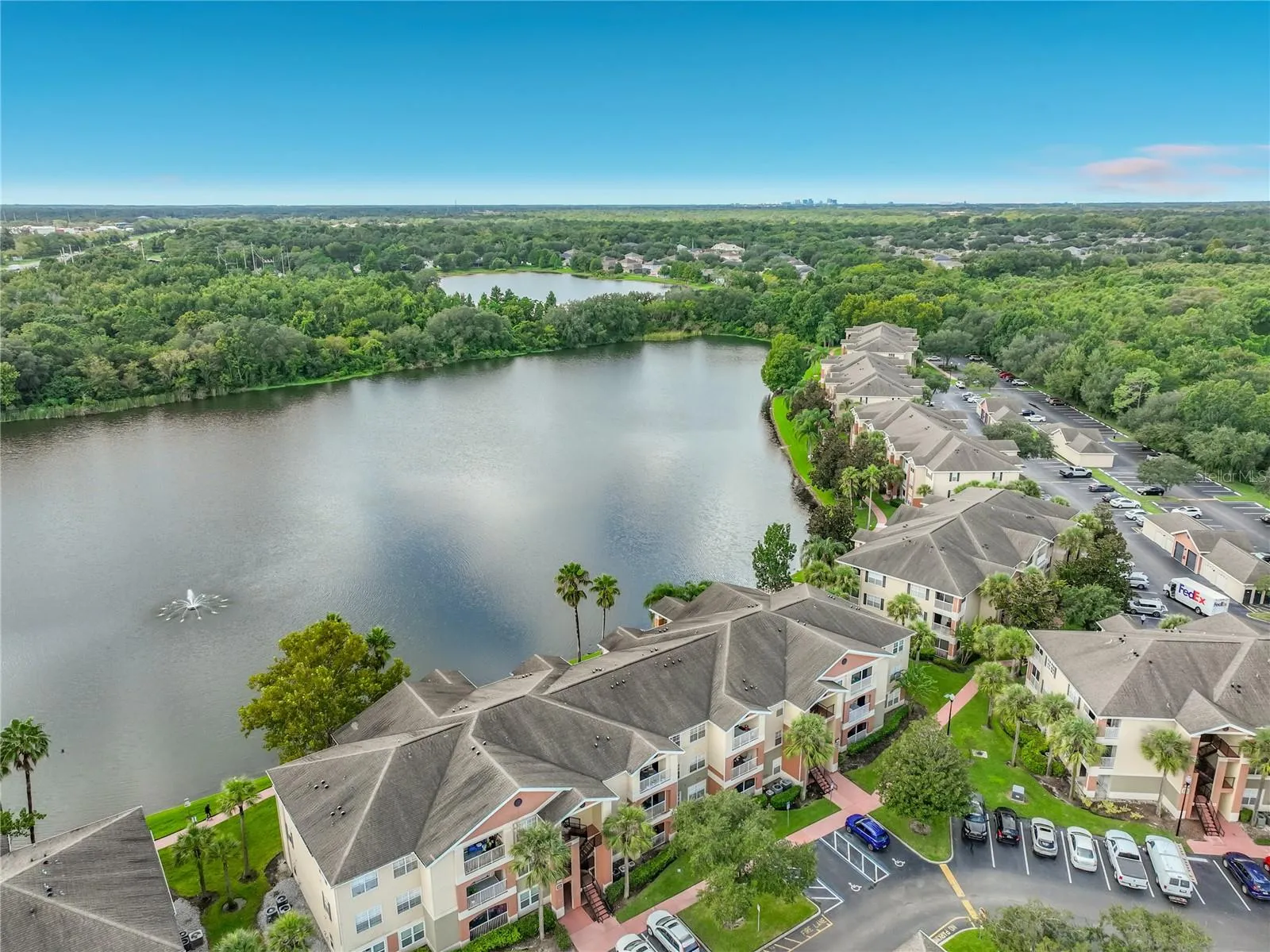 View of lake included and owned by the Association